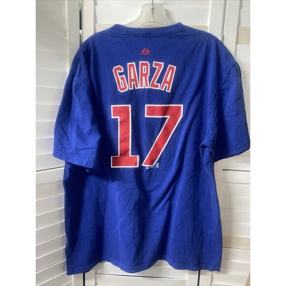 Chicago Cubs Men’s Blue Garza #17 Short Sleeve Crew Neck T Shirt Sz X-Large - Picture 4 of 6
